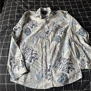 Men’s Elle Modern Fit Animal Print Shirt